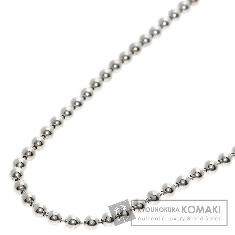 Tiffany Co Ball Chain Necklace Silver